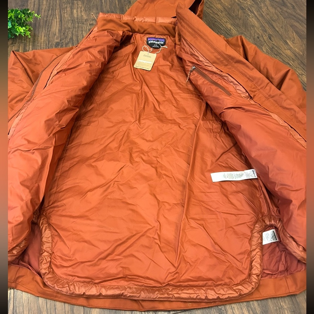 NWT PATAGONIA Women's Pine Bank 3-in-1 Parka Coat Burnshed Red long winter warm - Picture 4 of 8